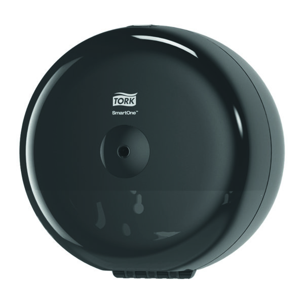 Tork SmartOne tualetes papīra ruļļu dozators, melnā krāsā